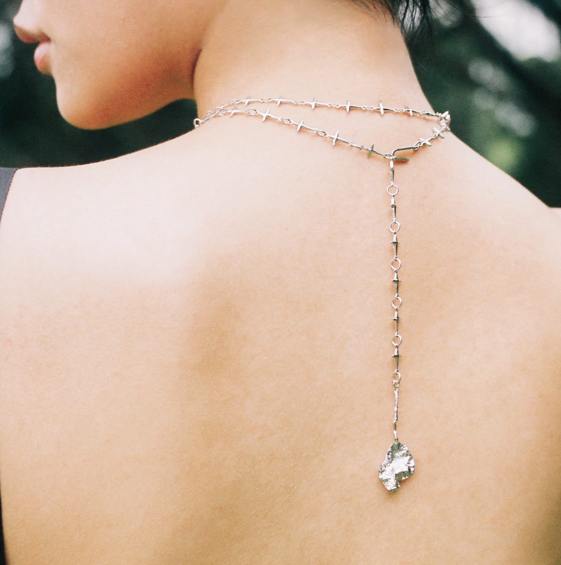 Rose Leaf Necklace